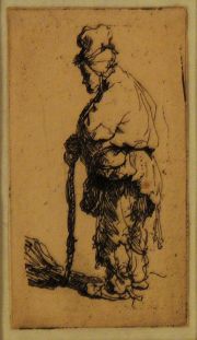 REMBRANDT, seis grabados con inf. al dorso.