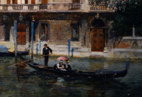 Del Campo 'El gran canal', leo restaurado.