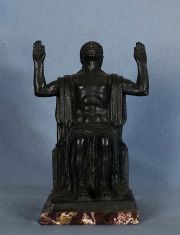 PERLOTTI. Indio, escultura de bronce.