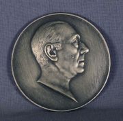 Yrurtia, Rogelio 'Dr. Enrique Finochietto'. Medalla Año 1944. Diámetro 7,8 cm.