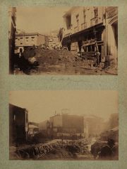 Album 39 fotos: Ruinas de San Francisco, Inundaciones de Valparaiso, Chile; Brasil: Marc Ferrez , Negros y otras.18 x 23