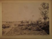 Samuel Rimathé, 4 Albúminas en 2 cart.: Rancho de Indios en el Chaco, Tomando Mate, Lago del Parque 3 de Feb. y Club Reg