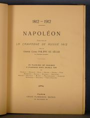 SEGUR, Philippe De. NAPOLEON 1812 - 1912. Texte Tire de la Campagne De Russie 1812