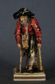 Mendigo, Figura porcelana capodimonte.