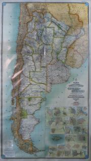 Mapa de Argentina sobre Ferrocarriles.