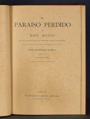 Milton, John 'PARAISO PERDIDO', Ej. 671 fdo por L. Lugones. Edic. Centurion. 1 Vol.
