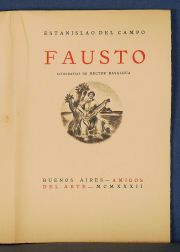 Del Campo, Fausto con grabados de Basalda 1 Vol.