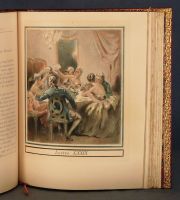 Laclos:Les Liaisons Dangereuses' , 2 vol encuad.+ 2 vol. rst. + 1 dibujo + 2 placas grabadas.