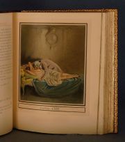 Laclos:Les Liaisons Dangereuses' , 2 vol encuad.+ 2 vol. rst. + 1 dibujo + 2 placas grabadas.