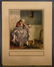 Laclos:Les Liaisons Dangereuses' , 2 vol encuad.+ 2 vol. rst. + 1 dibujo + 2 placas grabadas.
