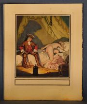 Laclos:Les Liaisons Dangereuses' , 2 vol encuad.+ 2 vol. rst. + 1 dibujo + 2 placas grabadas.