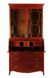 Secretaire Bookcase Georgian S. XVIII. Desperfectos