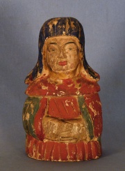 Virgen talla madera policromada, Macao.