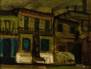 DOVAL 'Casa de La Boca', óleo 30 x 40