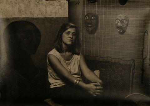 MAKARIUS 'JULIA ELENA DIZ', ', fotografa vintage sobre gelatina de plata. Sello al dorso del autor.