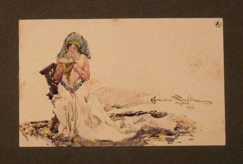 Album con poemas y dibujos, dedicado a Zulema Jofre.