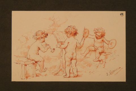 Album con poemas y dibujos, dedicado a Zulema Jofre.