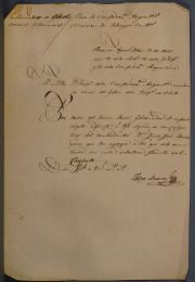 Felipe Arana 1847. carta al Ministro Argentino en Chile, Acompaña traducción. ¡VIVA LA CONFEDERACION ARGENTINA ¡MUERAN