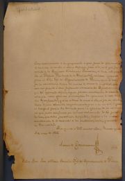 Antonio Ezcuerrenea 1826 Al jefe de Polica solicita colaboracin