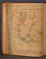 Prevost, Volmenes encuadernados en cuero Histoire Generale des Voyages. 19 vol.