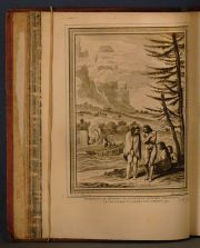 Prevost, Volmenes encuadernados en cuero Histoire Generale des Voyages. 19 vol.