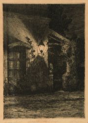 BORDINO, Jose Miguel. Nocturno Colonial, Aguafuerte,año 1929