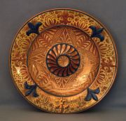 Platos españoles cerámica manises. 377-378 (2)