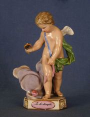 Cupido, figura de Meissen.
