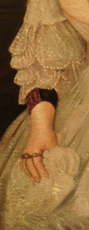 Pueyrredn, Retrato de la Sra. Celedonia Salvagnach de Fragueiro, leo restaurado
