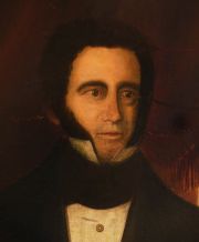 Pueyrredn, Retrato del Sr.Rafael Aparicio Fragueiro, leo restaurado.