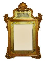 Espejo estilo Veneciano, dorado