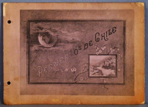 FOTOGRAFIA. Album: Recuerdo de Chile con 12 reproducciones fotográficas de 20 x 27 cm. Fotógrafo Diaz I. Spencer. Circa