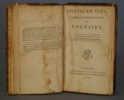 Un Vol. Contes en vers, satires et poesies melees - Voltaire. Averías