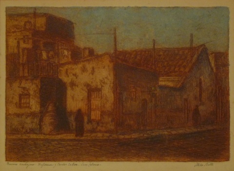 ITALO BOTTI, Humahuaca y San Telmo, dos grabados