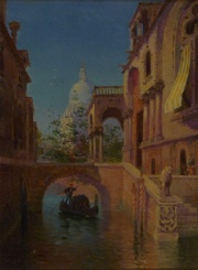 Venecia, óleo. Copia del taller de Rico