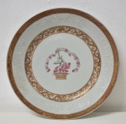 Dos platos porcelana europea con unicornio