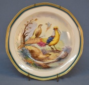 Plato porcelana Limoges 'Aves'