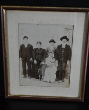Fotografía de Familia David. Año 1909. Enmarcada.
