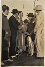 Club de Pesca Mar del Plata, Fotografía original, de MANUEL FRESCO, gobernador de Buenos Aires y FRANCISCO MADERO, junto