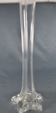 Violetero de vidrio. Alto: 43 cm (757)