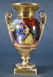 Ánfora porcelana de París, restaurada (408)