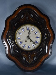 Reloj isabelino, caja de madera (238)