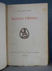 HERNANDEZ, Jos: MARTIN FIERRO. 1 vol.