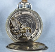 Reloj de bolsillo Longines, La Esmeralda, de metal. (582).