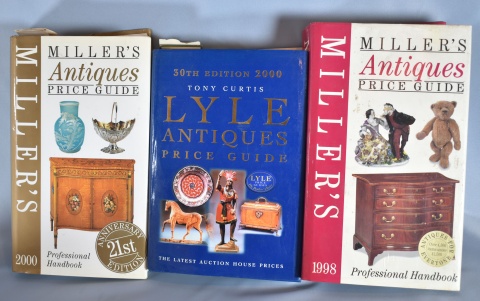 Miller's Antiques (9) y (3) sobre antiguedades. Total 12 vol.