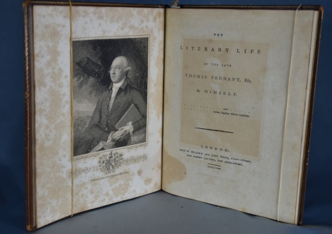 PENNANT, Thomas: the literary life of the late ... London 1793. Lomo deteriorado. 1 vol.