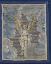 Fragmento, Angel entre las nubes, 72 x 57 cm.