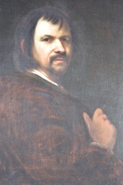 Retrato Masculino, óleo Escuela Holandesa. 74 x 65 cm.