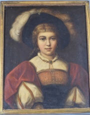 Joven de la Nobleza, óleo sobre tela Mide: 67 x 55 cm.