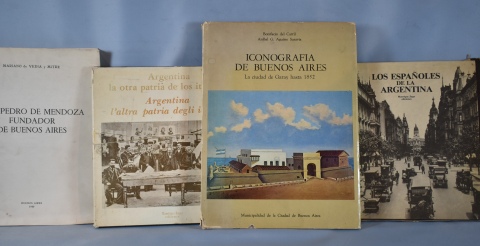 Bonifacio del Carril - Anibal Aguirre Saravia ICONOGRAFIA DE BUENOS AIRES. Con: De Vedia y Mitre, Mariano; DON PEDRO DE